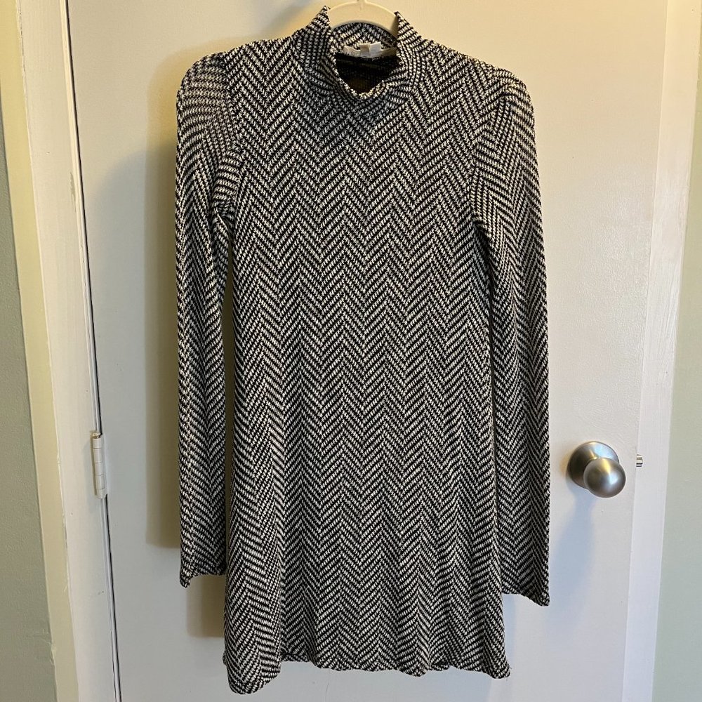 BCBGeneration Knit Mock-Neck Dress
